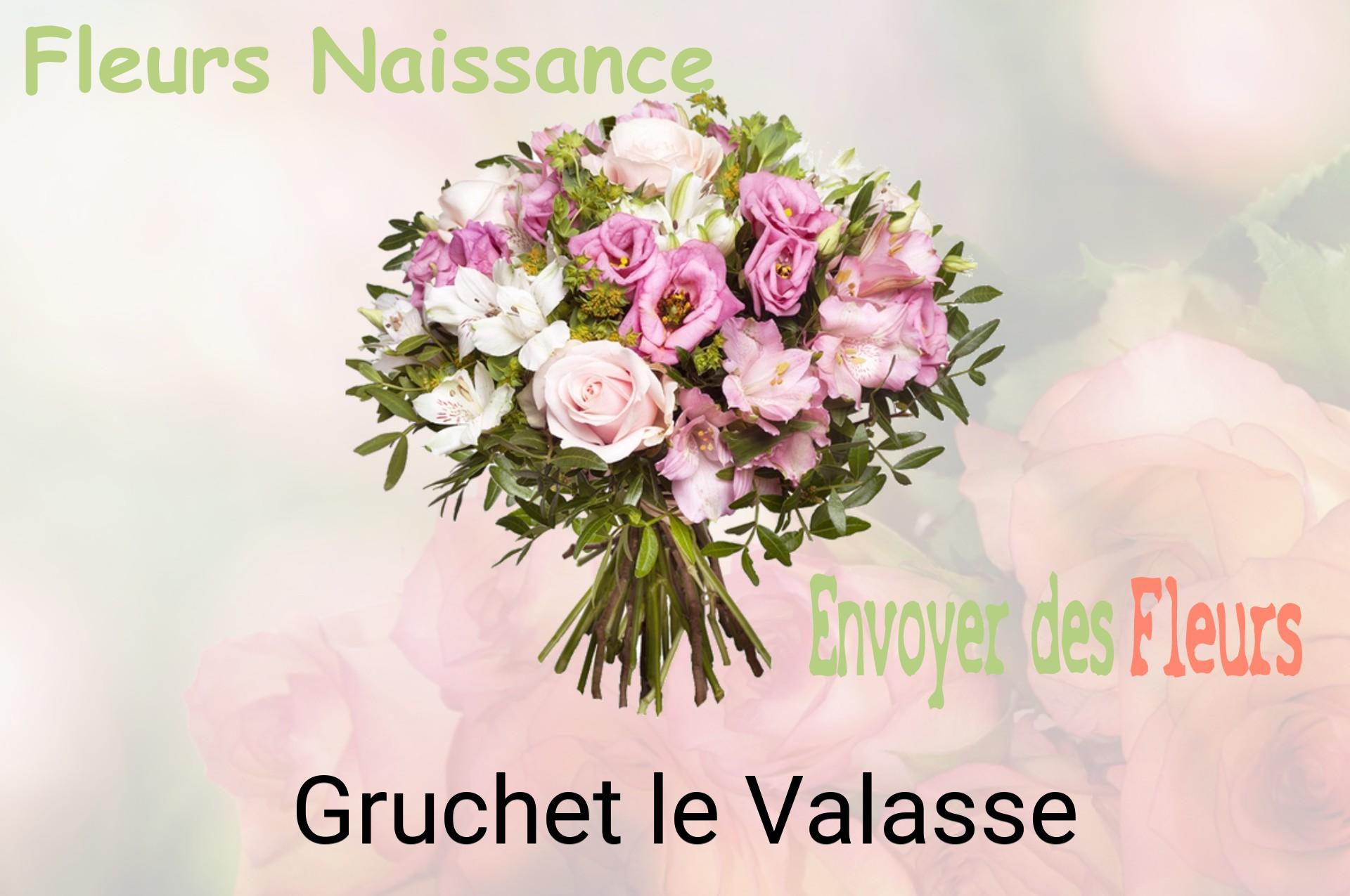 Bouquet de fleurs de naissance livré à Gruchet-le-Valasse